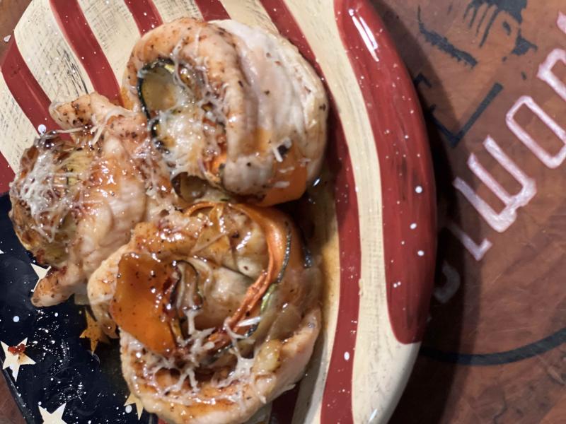 Game Winning Baked Springer Mountain Farms Chicken Tenderloin Pinwheels